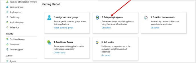 Figure 3: Application configuration page in Azure AD